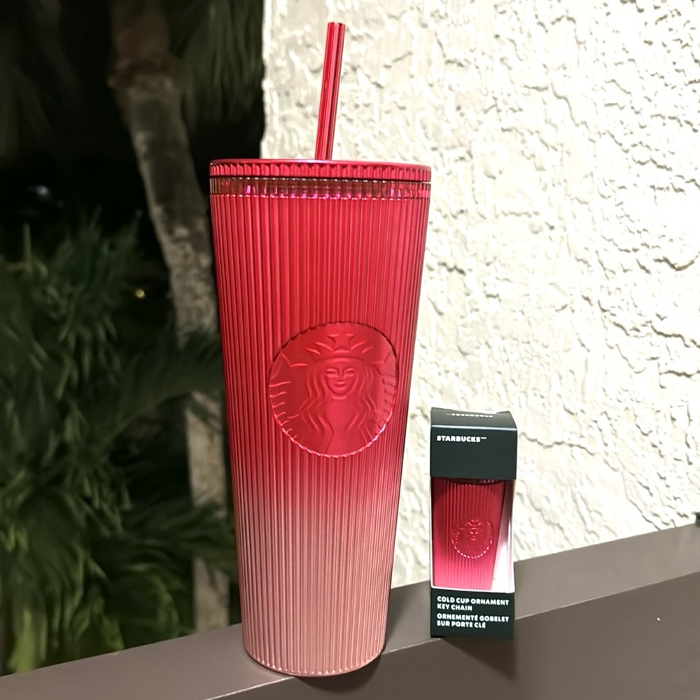Starbucks BUNDLE tumbler/cold cup keychain/ornament